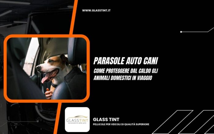 parasole auto cani