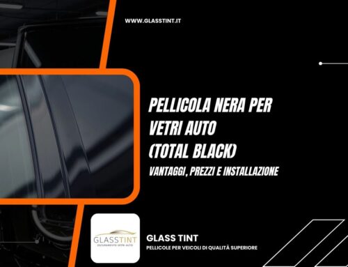 Pellicola nera per vetri auto