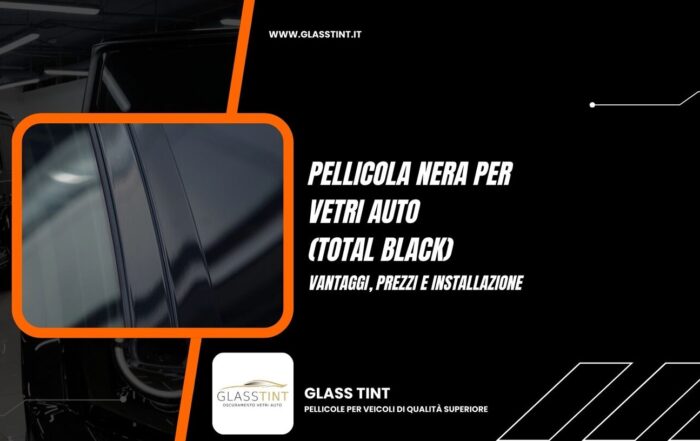 pellicola nera per vetri