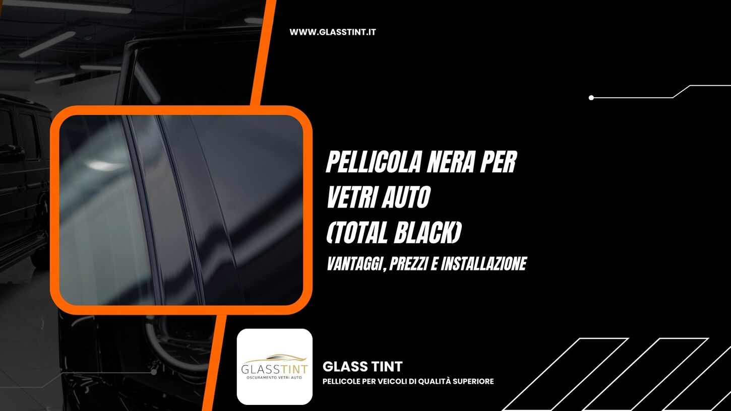 pellicola nera per vetri